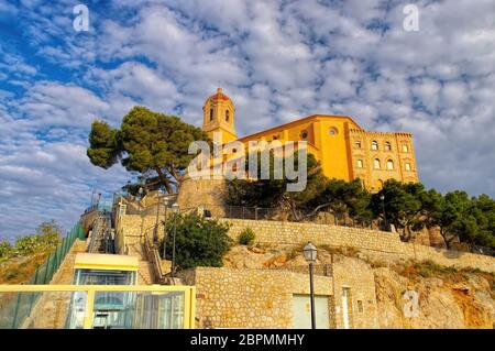 Cullera Santuario de la Virgen del Castillo, Provinz Valencia in Spanien Stockfoto