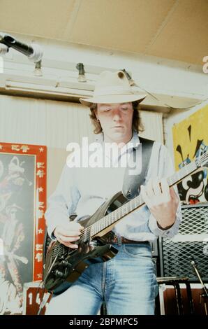 BAP Band // 90er Jahre - Ex-BAP-Gitarrist Klaus 'Major Healey' Heuser // BAP Band // 90er Jahre Stockfoto