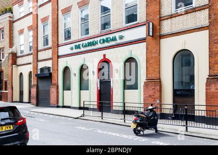 The Garden Cinema, ein neues, privat geführtes Art-House-Kino in Parker Street, Covent Garden, London, Großbritannien Stockfoto