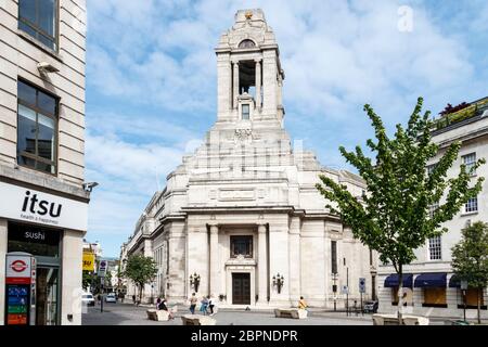 Freimaurerhalle, Sitz der Vereinigten Großloge von England, Great Queen Street, London, Großbritannien Stockfoto