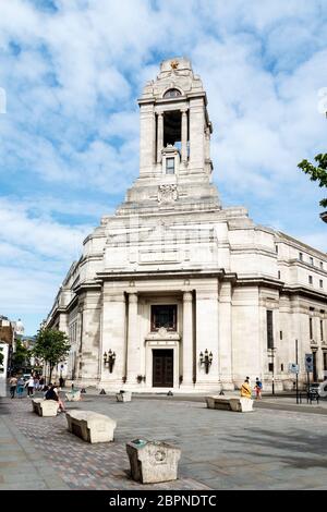 Freimaurerhalle, Sitz der Vereinigten Großloge von England, Great Queen Street, London, Großbritannien Stockfoto