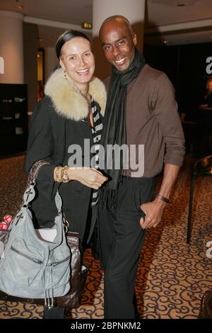 Heidi Klum - das deutsche Model Heidi Klum und der US-amerikanische Choreograf und Model Bruce Darnell Stockfoto