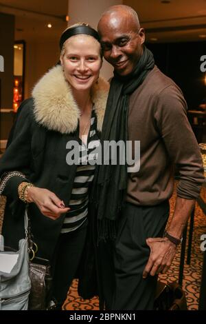 Heidi Klum - das deutsche Model Heidi Klum und der US-amerikanische Choreograf und Model Bruce Darnell Stockfoto
