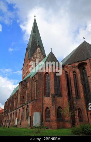 St. Johannis Kirche im historischen Zentrum von Lüneburg, Deutschland Stockfoto