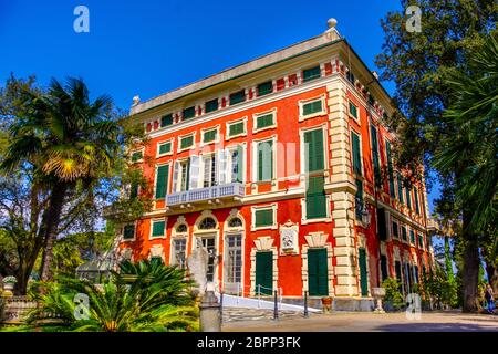 Romantische Villa Durazzo - Genua - Ligurien Region - Italien . Stockfoto