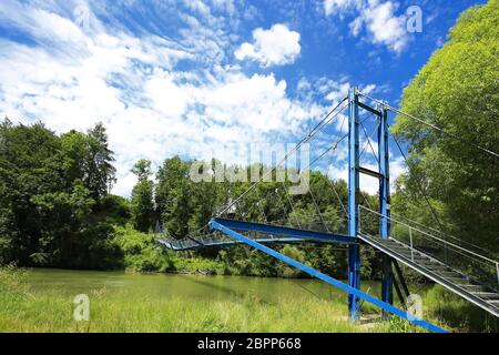 Bad Grönenbach Bad Grönenbach ist eine Stadt in Bayern, Deutschland, mit vielen wunderbaren Landschaften Stockfoto