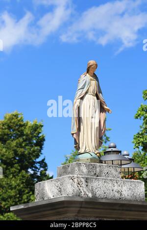 Maria in Bad Würzach ist eine Stadt in Bayern mit vielen historischen Sehenswürdigkeiten Stockfoto