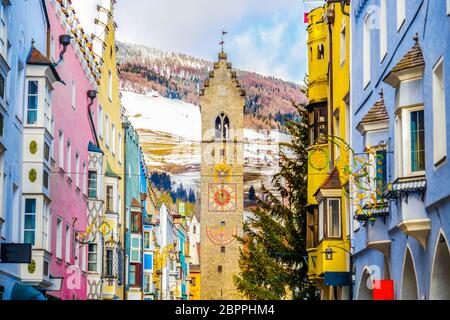 Sterzing Winter - Bozen Provinz - Trentino-Südtirol Region - Italien Stockfoto