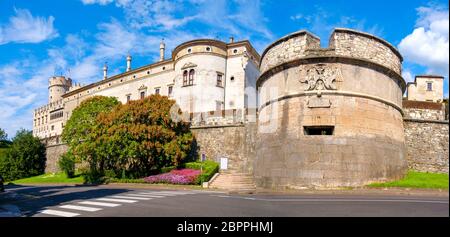 Castello del Buonconsiglio (Schloss Buonconsiglio) in Trient - Trentino-Südtirol - Italien Stockfoto