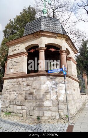 Sangerhausen ist die Hauptstadt des Verwaltungsbezirks Mansfeld-Süd-Harz im Bundesland Sachsen-Anhalt. Sie ist im Südwesten der Fed Stockfoto