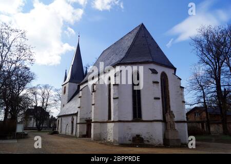 Sangerhausen ist die Hauptstadt des Verwaltungsbezirks Mansfeld-Süd-Harz im Bundesland Sachsen-Anhalt. Sie ist im Südwesten der Fed Stockfoto
