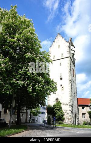 Ravensburg ist eine Stadt in Deutschland, mit vielen historischen Sehenswürdigkeiten Stockfoto