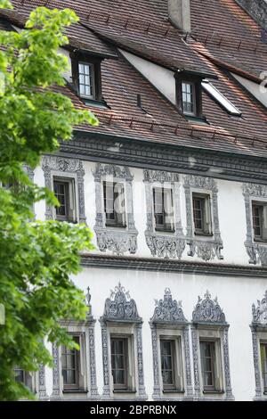 Ravensburg, Deutschland - 05 10 2015: Ravensburg ist eine Stadt in Deutschland, mit vielen historischen Sehenswürdigkeiten Stockfoto