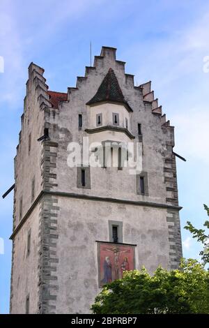 Ravensburg, Deutschland - 05 10 2015: Ravensburg ist eine Stadt in Deutschland, mit vielen historischen Sehenswürdigkeiten Stockfoto