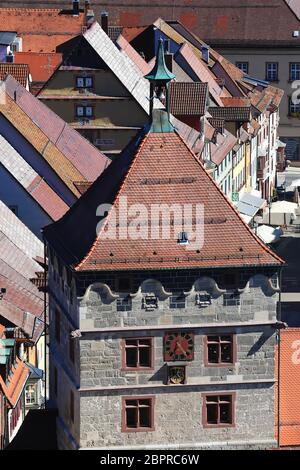 Rottweil ist eine Stadt in Deutschland, mit vielen historischen Sehenswürdigkeiten Stockfoto