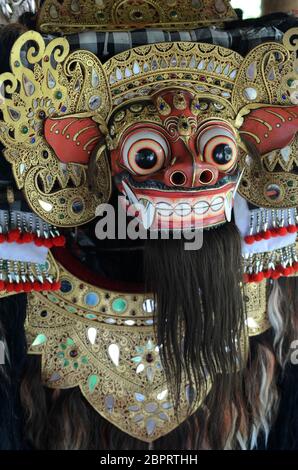 Bali Barong und Rangda in Bali traditionellen religiösen Tanz Stockfoto