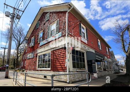 Altes Restaurant und Taverne Setauket Long Island New York Stockfoto