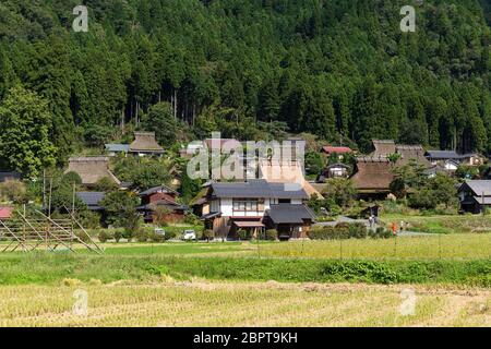 Japanisches traditionelles altes Dorf, Miyama Stockfoto