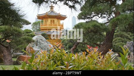 Diamond Hill, Hongkong, 21. April 2018:- Chi Lin Nunnery Stockfoto