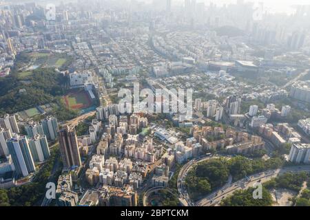 Kowloon Tong, Hongkong - 28. Oktober 2018: Hongkong Stadt Stockfoto