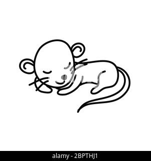 Chinesisches Neujahr kawaii Tierkreis Tiere clipart Stock Vektor