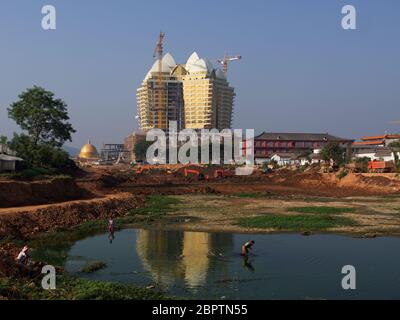 Golden Triangle Special Economic Zone In Laos Stockfoto