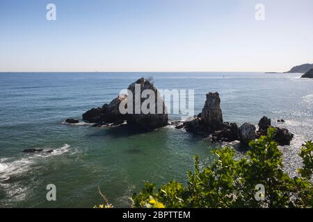 Schöne Natur Meereslandschaft. East Sea Gangwon-do, Korea Stockfoto