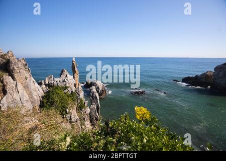 Schöne Natur Meereslandschaft. East Sea Gangwon-do, Korea Stockfoto