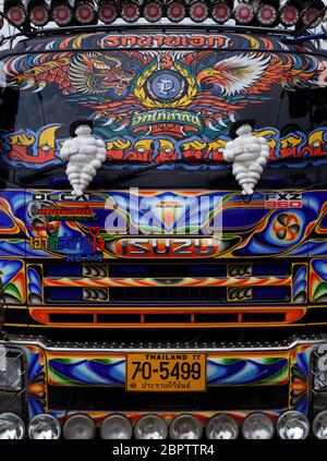 Dekoriert LKW in Thailand Stockfoto