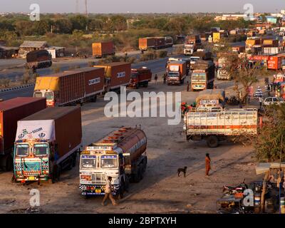 Das Goldene Viereck in Indien Stockfoto