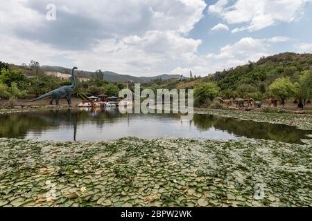 Kunming, China - 17. Mai 2020: Eingang des Lufeng Dinosaurier-Tals in Yunnan - China Stockfoto