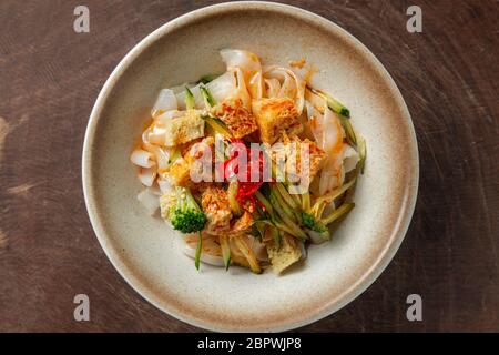 Köstliche kalte Reisnudeln, Shanxi Snacks Stockfoto