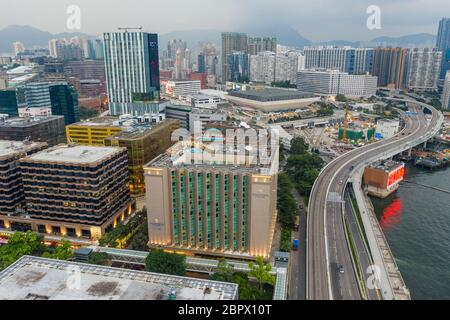 Hung hom, Hongkong 05. September 2018:- Hongkong Stockfoto