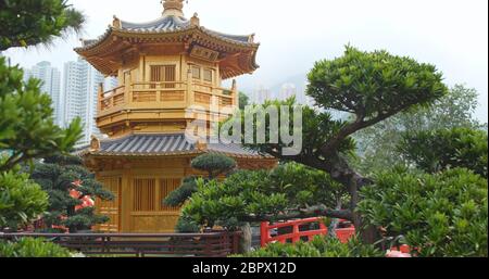 Diamond Hill, Hongkong, 21. April 2018:- Chi Lin Nunnery Stockfoto