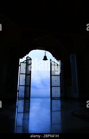 Historischer Ort von Indien bei Kutch, Gujarat, Indien, lord Shiva Tempel Stockfoto