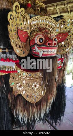 Bali Barong und Rangda in Bali traditionellen religiösen Tanz Stockfoto