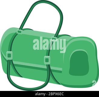 Turntasche auf weißem Hintergrund Vektor Illustration Design Stock Vektor