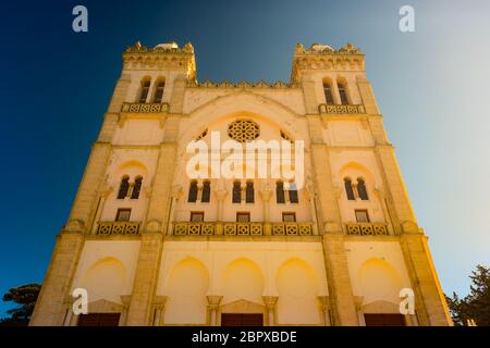 Die acropolium, auch als Saint Louis Kathedrale von byrsa-Karthago, Tunis, Tunesien bekannt Stockfoto