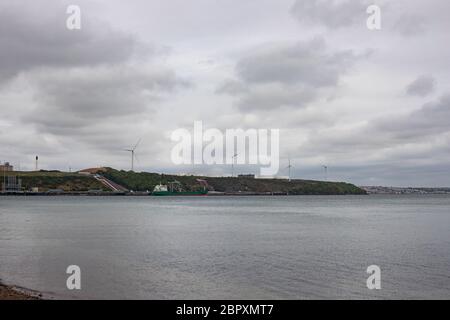 Gas Terminal in Milford Haven Stockfoto