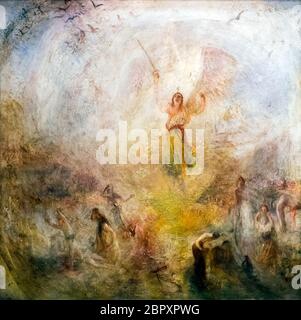 JMW Turner 1775-1851 der Engel in der Sonne stehend, ausgestellt 1846 Ölfarbe auf Leinwand Stockfoto