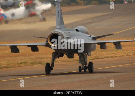 SAAF Saab JAS 39 Gripen Stockfoto