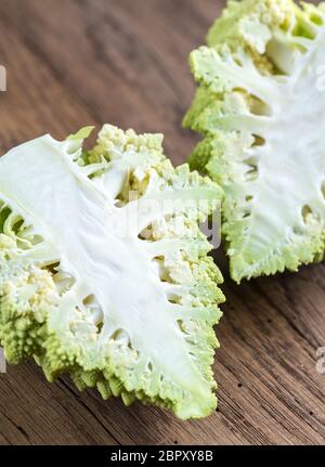 Frische romanesco Brokkoli Stockfoto