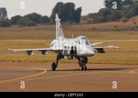 SAAF Saab JAS 39 Gripen Stockfoto