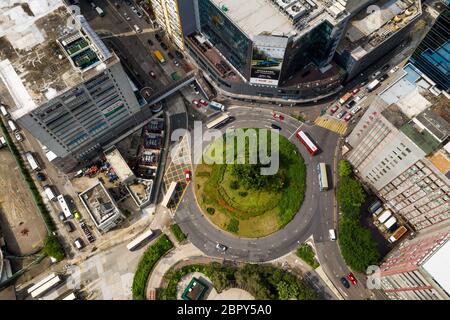 Kwun Tong, Hongkong 03. September 2018:-Verkehr in Hongkong Stockfoto