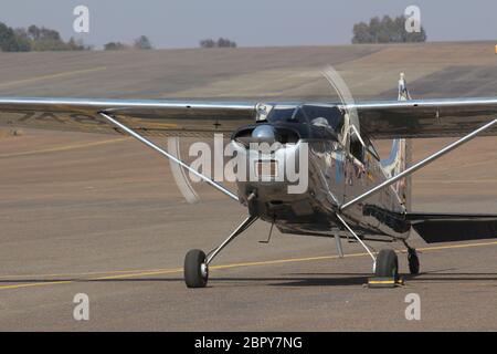 Flug im SAAF Museum Stockfoto