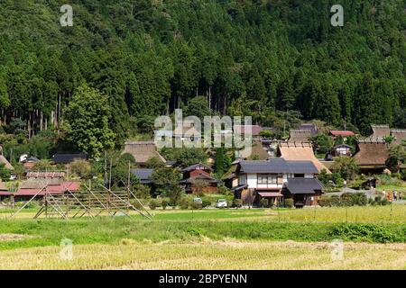 Japanisches dorf miyama Stockfoto