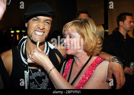 DSDS Finale / Aftershow Party Staffel 4 / 2007 - DSDS Gewinner Mark Medlock Stockfoto