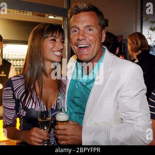 DSDS Finale / Aftershow Party Staffel 4 / 2007 - Dieter Bohlen und Carina Walz Stockfoto