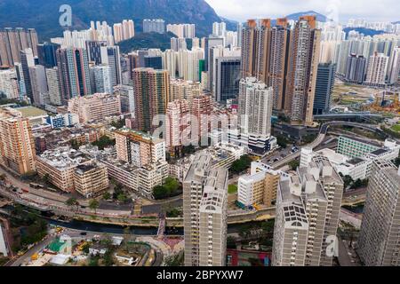 Wong Tai Sin, Hongkong 24. September 2018:- Hongkong Stockfoto