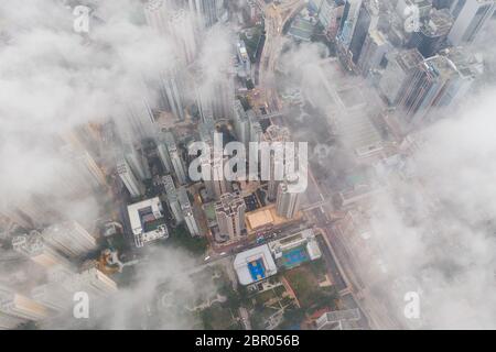 Diamond Hill, Hongkong 21. Februar 2019: Hongkong Stockfoto